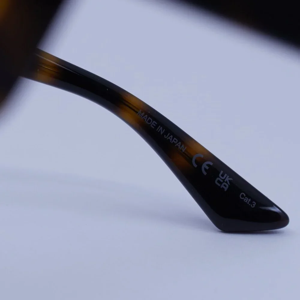 Saint Laurent SL 757 002 Sunglasses Havana Square Frame, Grey Lenses